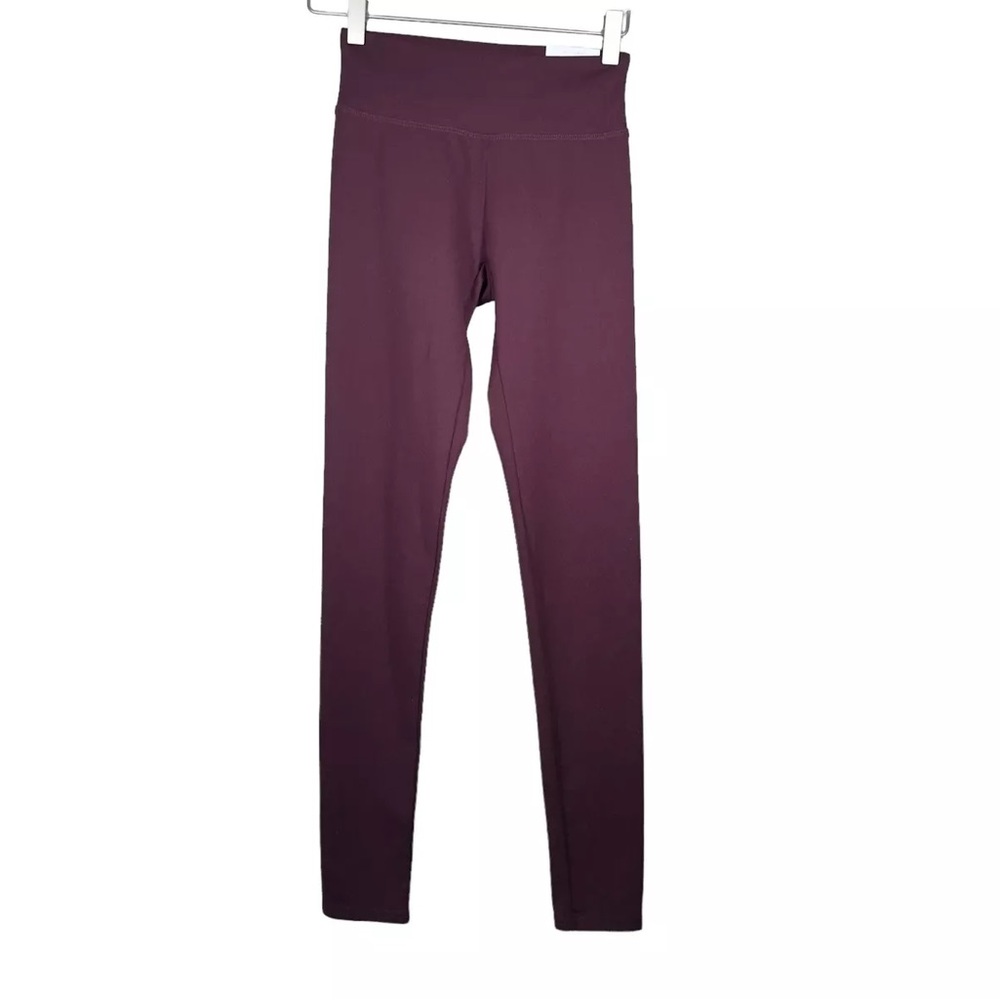 Aerie Burgundy High-Waist Leggings Size Small Soft Stretch Activewear